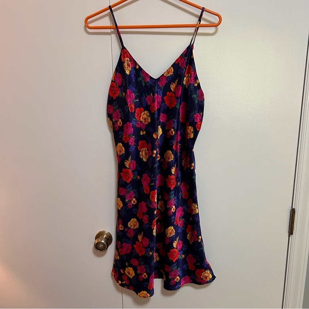 Vintage Floral Slip Dress - Picture 1 of 6